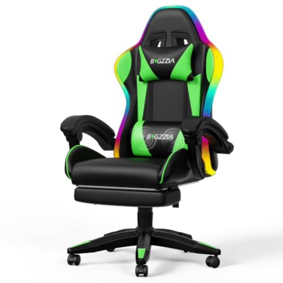 Kids & Toys Expo Saudi Arabia - RGB gaming chair with footrest and