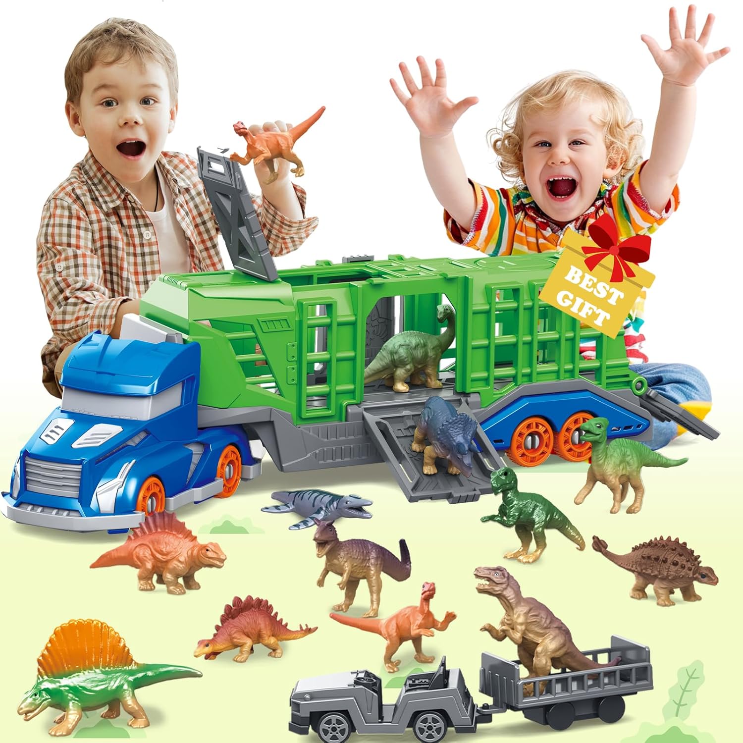 Dinosaur Animal Transport Vehi - Kids Toys Under 1 Year 评论和价格