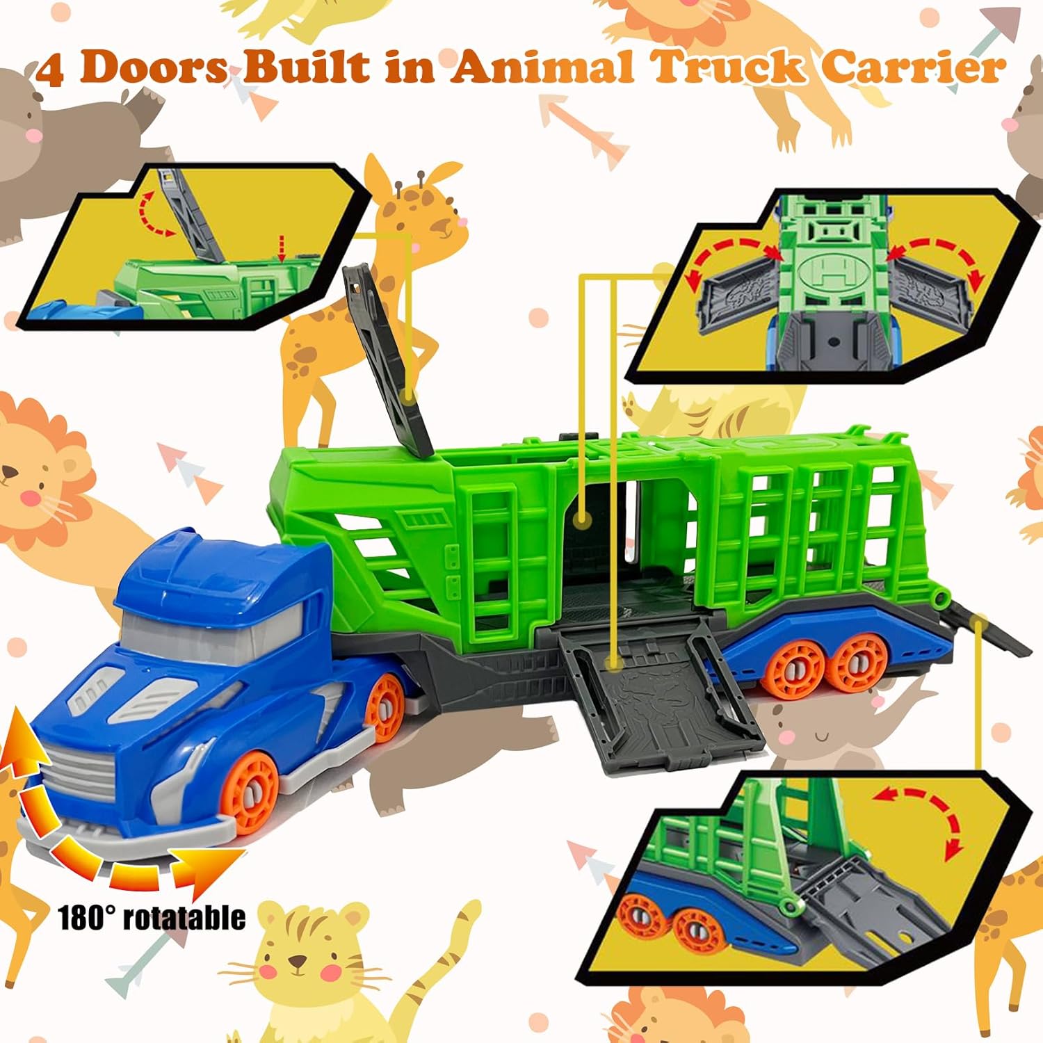 Dinosaur Animal Transport Vehi - Kids Toys Under 1 Year 评论和价格