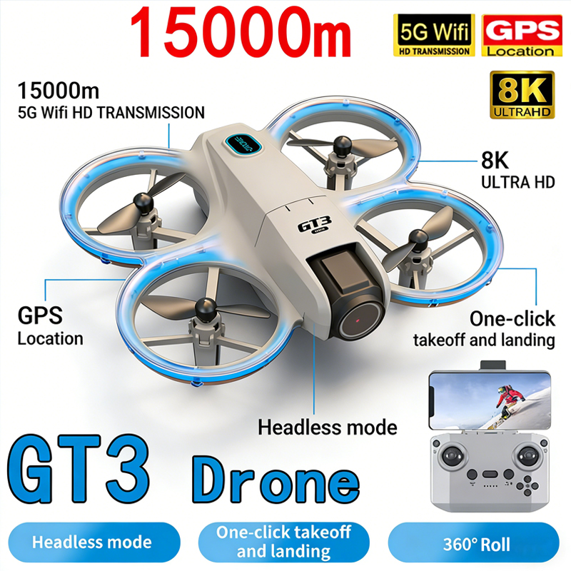 New GT3 MAX Drone 8K HD Aerial - Toys For Kids Video 评论和价格