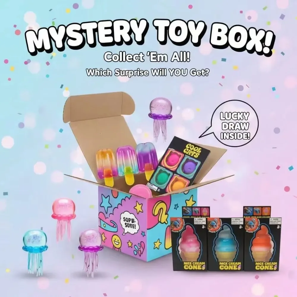 Squishy Mystery Box , Slow Ris - Kids & Toys Expo Saudi Arabia 评论和价格