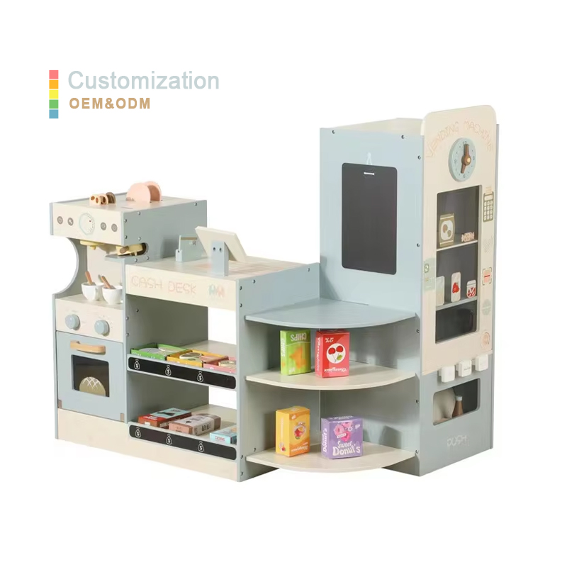 Kids Wooden Grocery Store Play - Kids Toys Vending Machine 评论和价格