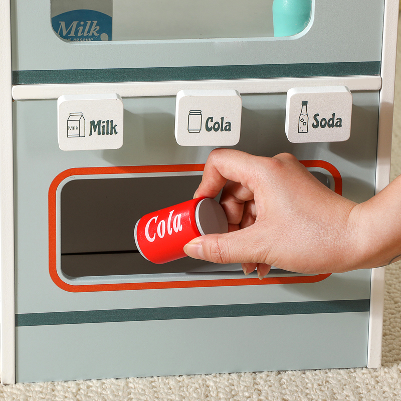 Kids Wooden Grocery Store Play - Kids Toys Vending Machine 评论和价格