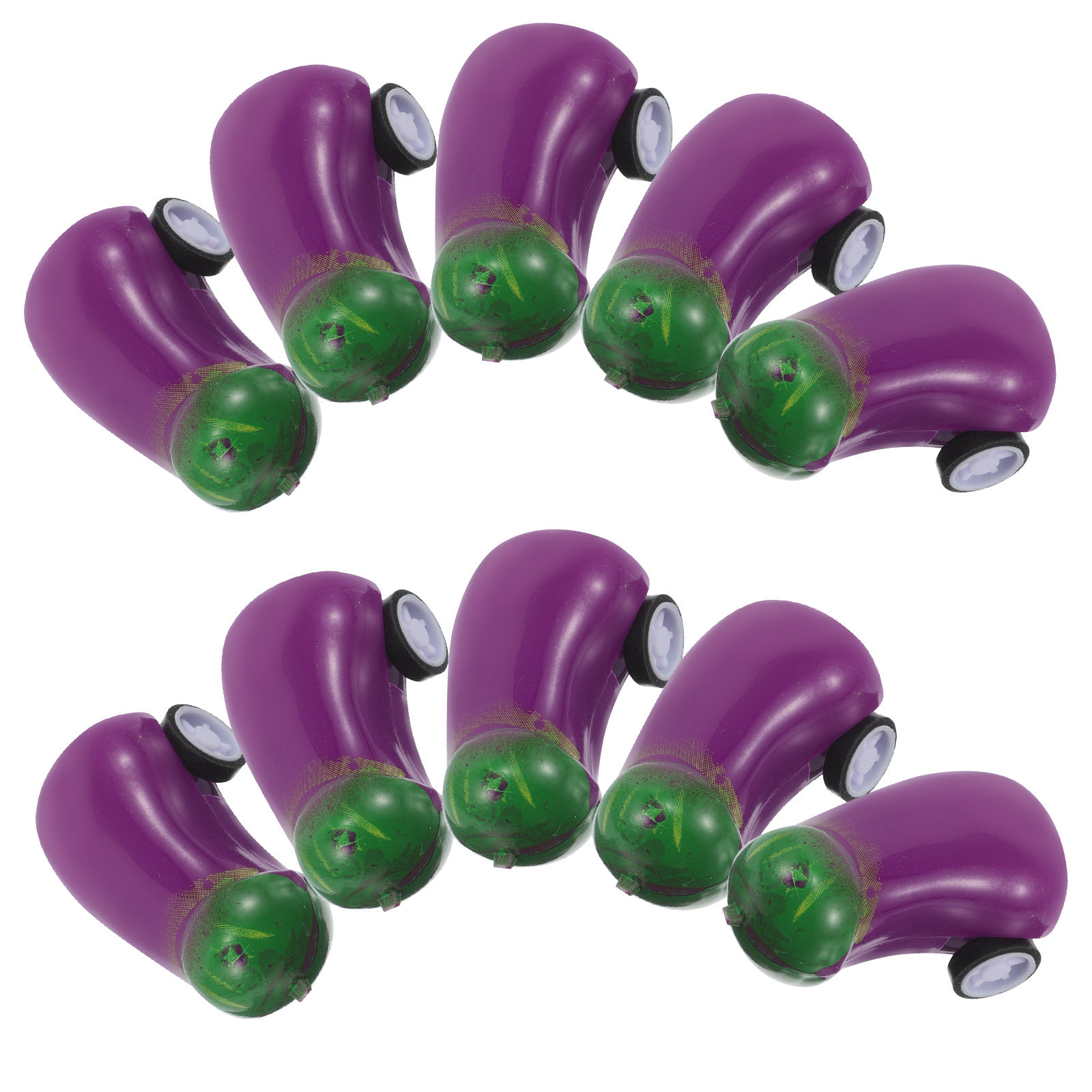 15Pcs Eggplant Shape Pull Back - Kids Toys Vehicle 评论和价格