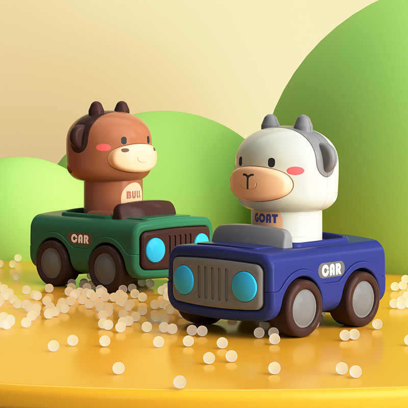 Animal Push and Go Car Toy, Du - Kids Toys Vehicle 评论和价格