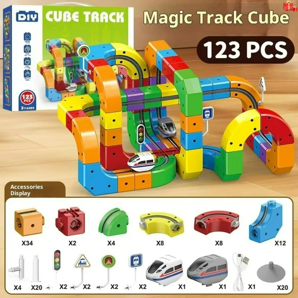 Electric Magnetic Track Set wi - Kids Toys Vehicle 评论和价格