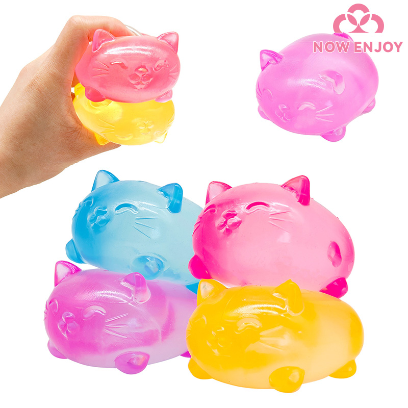 NOW ENJOY 1PC Gummy Cat Squish - Kids Toys Now 评论和价格