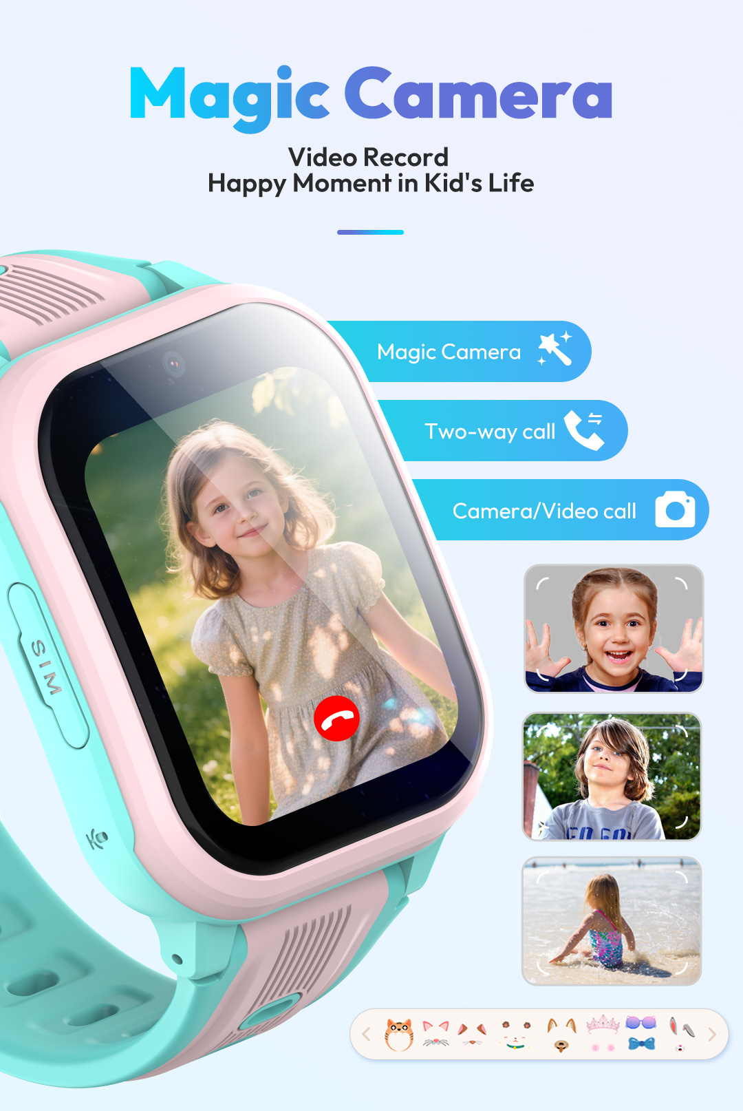 Wonlex 4G Kids Smart Watch KT4 - Kids Toys Youtube 评论和价格