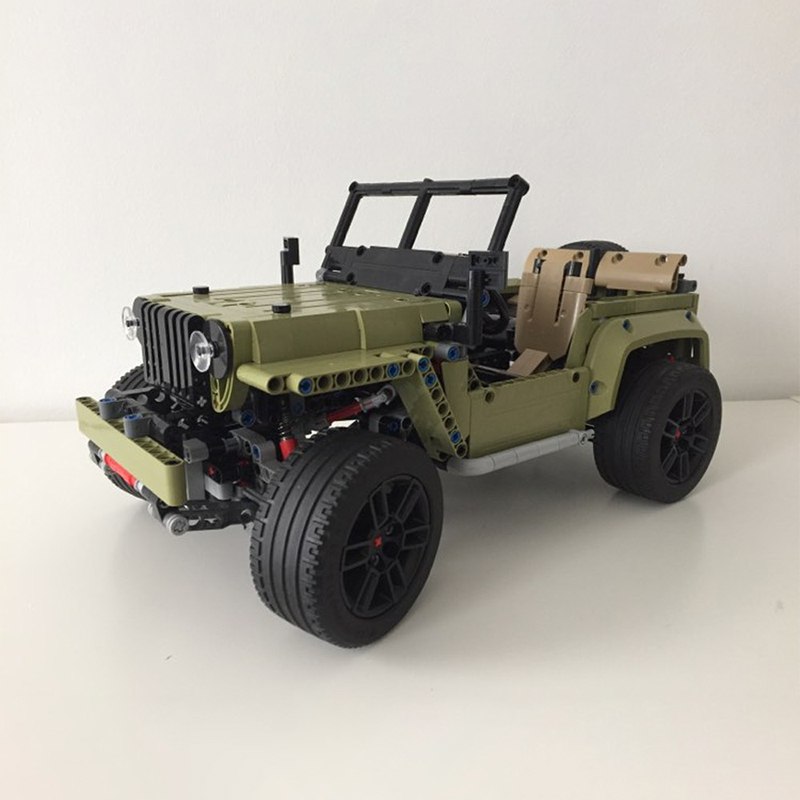 1603pcs MOC C Model Willys Jee - Kids Toys Jeep 评论和价格