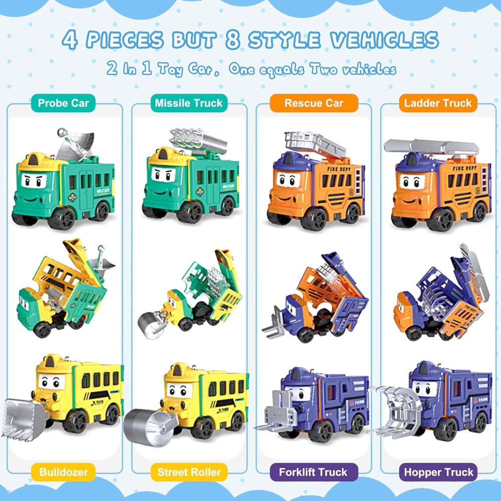 Flip Racers Transformable Cars - Kids Toys Vehicle 评论和价格