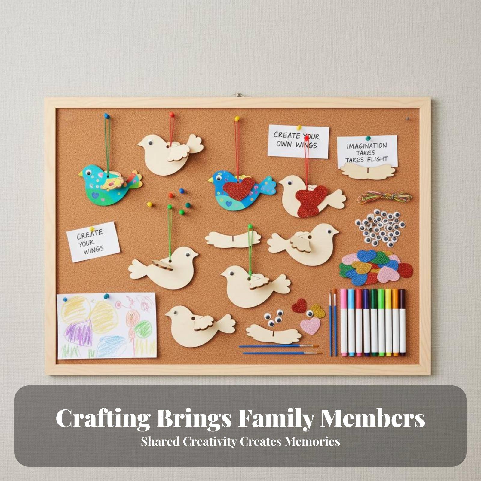 8 Pieces 3D Wooden Bird Craft  - Kids Toys Home 评论和价格