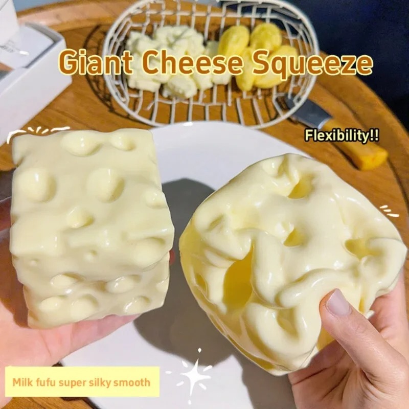 Taba Squishy Cheese Cube Stres - Kids & Toys Expo Saudi Arabia 评论和价格