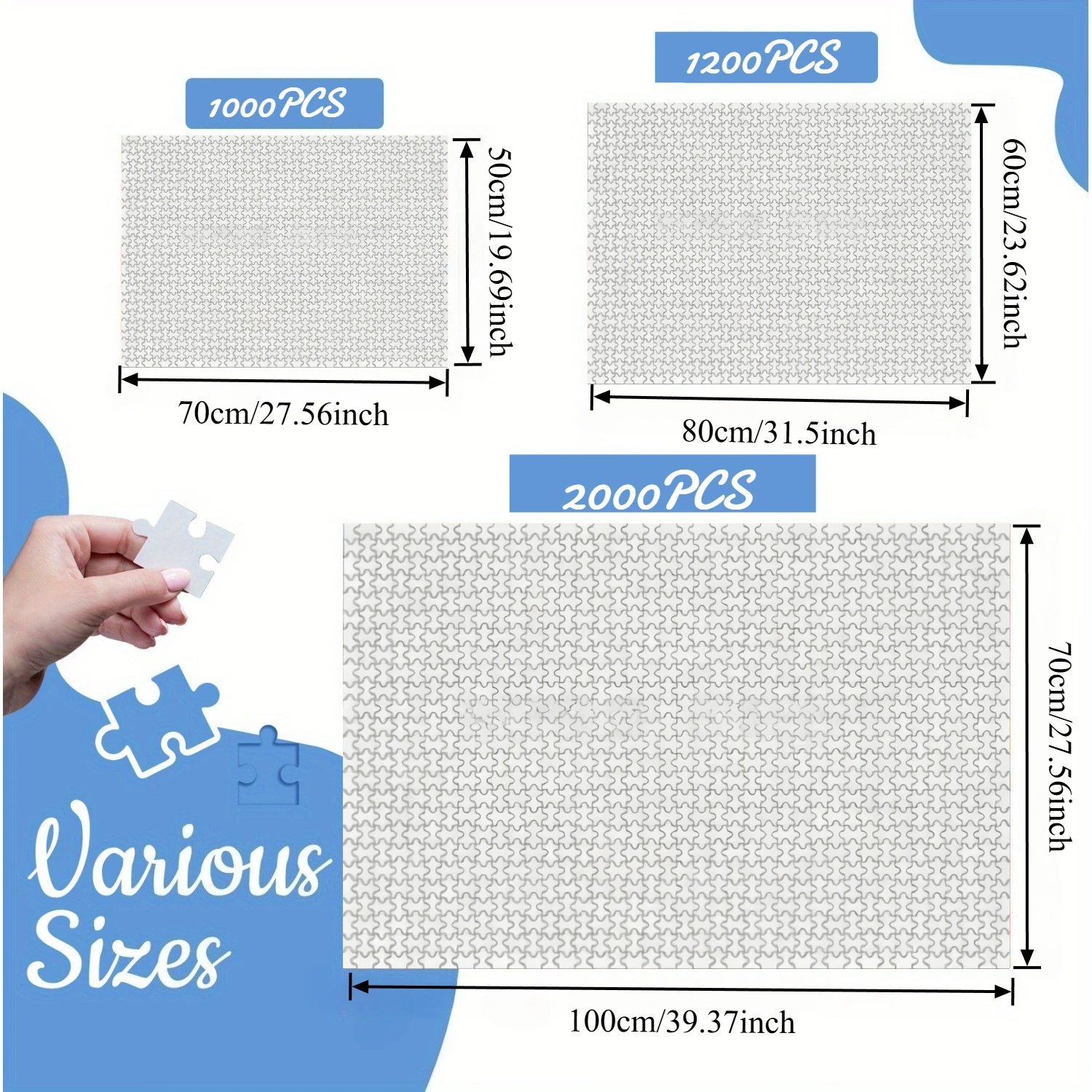 500/1000 Pieces Jigsaw Puzzle  - Kids Toys Under 1000 评论和价格