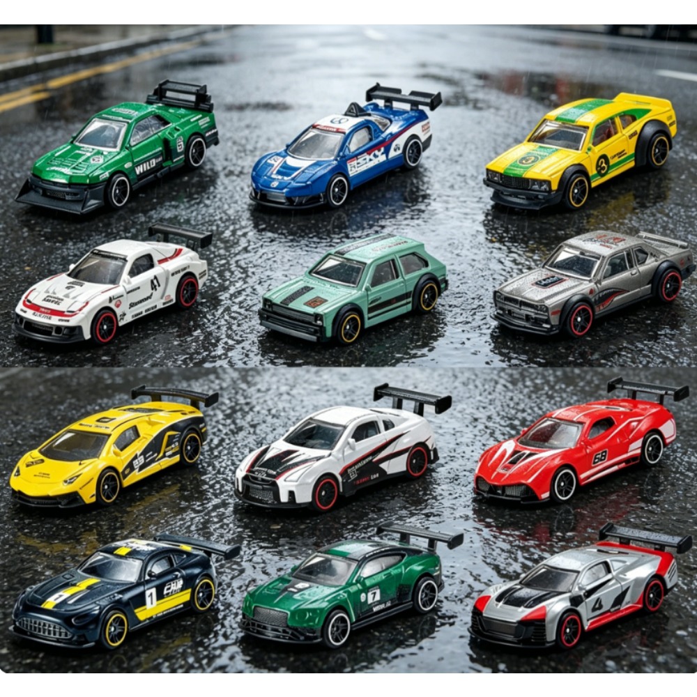 1:64 Alloy Racing Car 6Pcs Set - Kids Toys Vending Machine 评论和价格