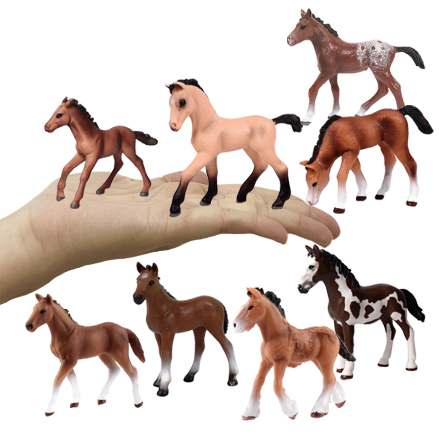 Horse Figurine Farm Animals Po - Kids Toys Under 1 Year 评论和价格