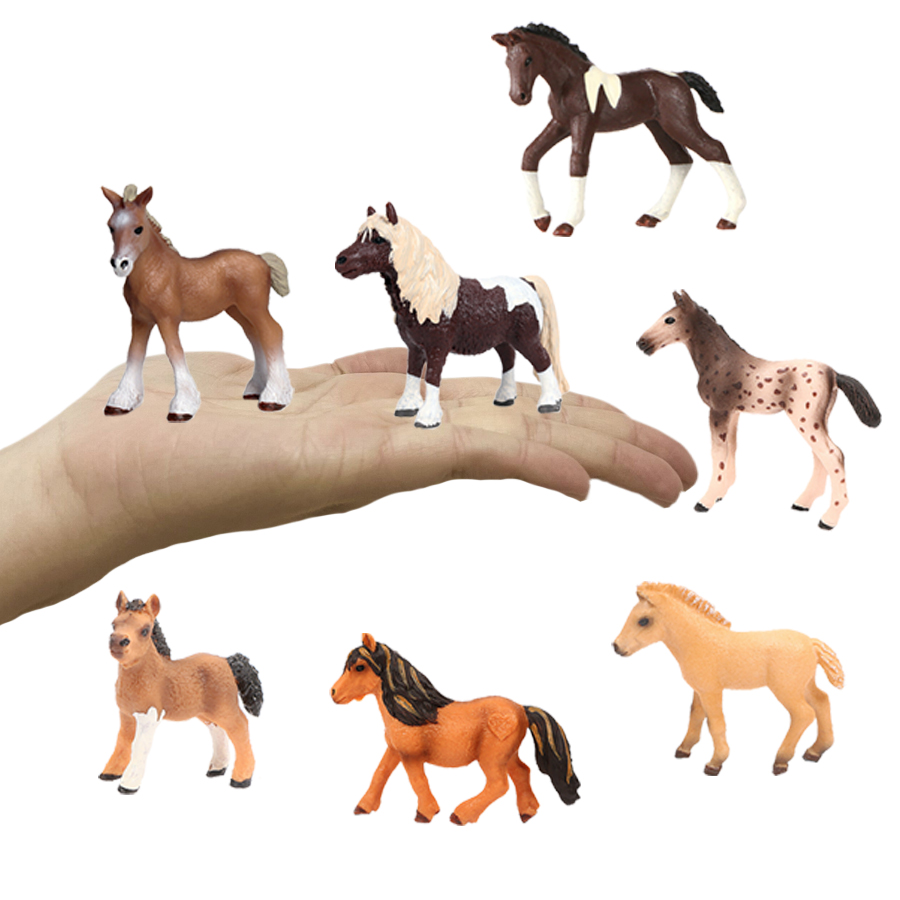 Horse Figurine Farm Animals Po - Kids Toys Under 1 Year 评论和价格