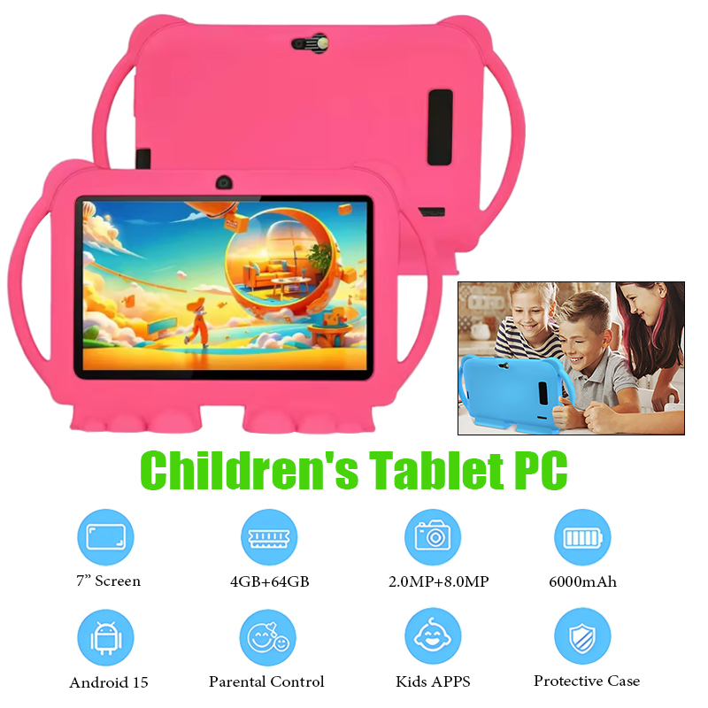 7 Inch Kids Tablet with Cartoo - Learning Tablet Kids 评论和价格