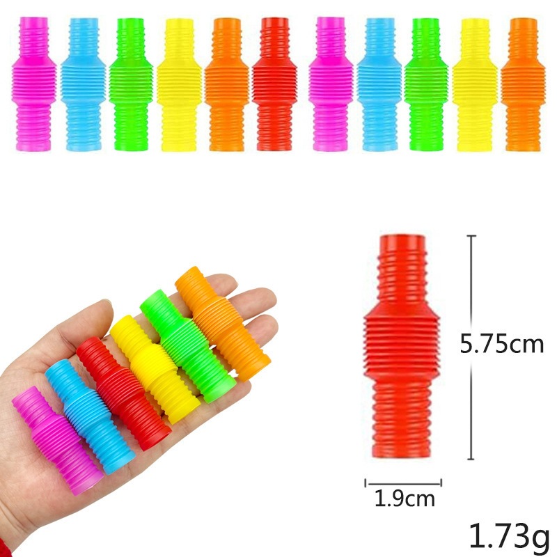 Colorful Telescopic Tubes Fidg - Kids Toys Youtube 评论和价格