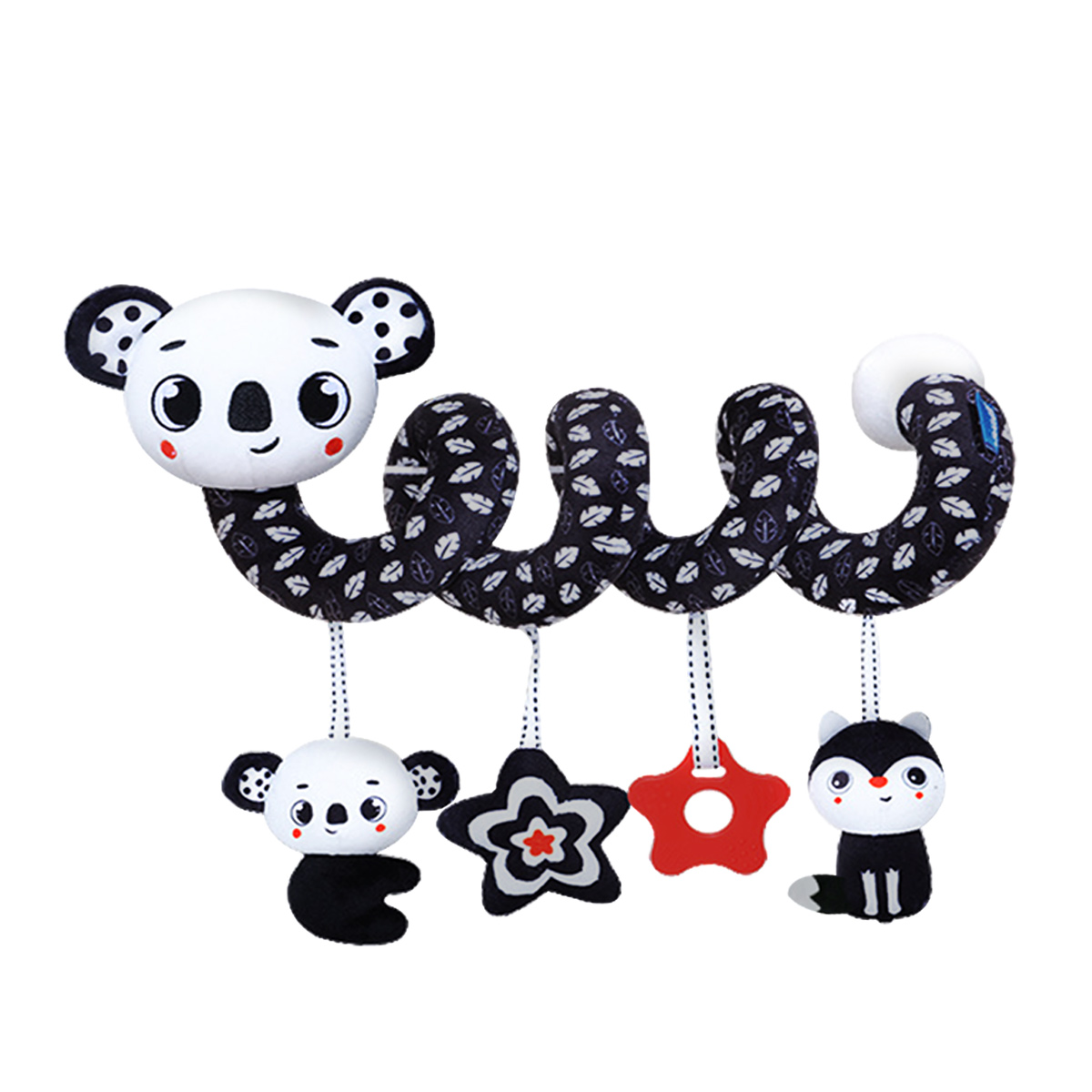 Spiral Plush Toys, Black White - Kids Toys New Born 评论和价格