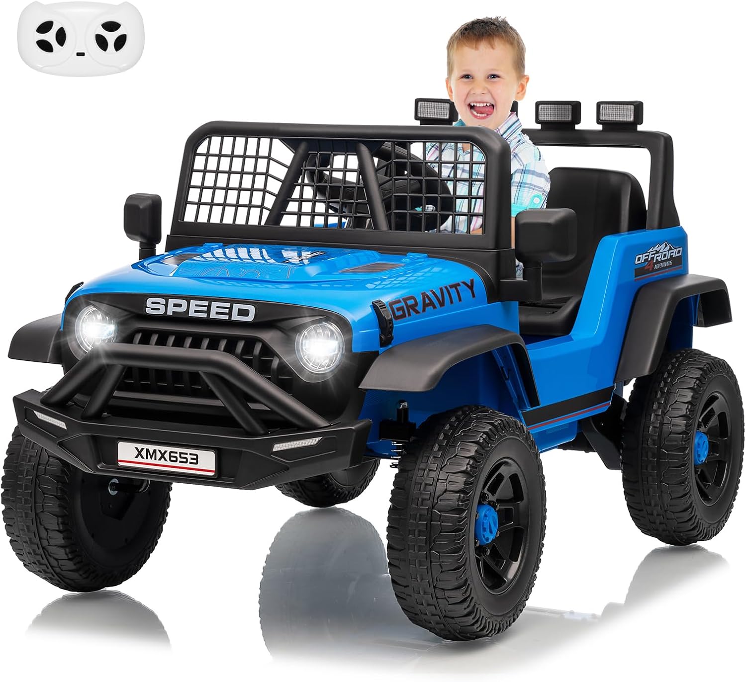 12V Kids Electric Single‑Seat  - Kids Toys Jeep 评论和价格