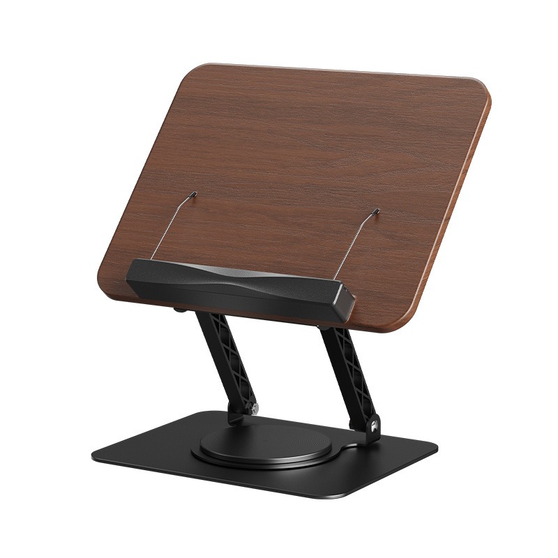 Rotatable Wood Grain Book Stan - Learning Tablet Kids 评论和价格