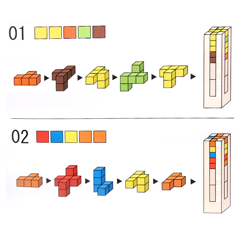 Tower Block Wooden Blocks Educ - Kids Toys Now 评论和价格