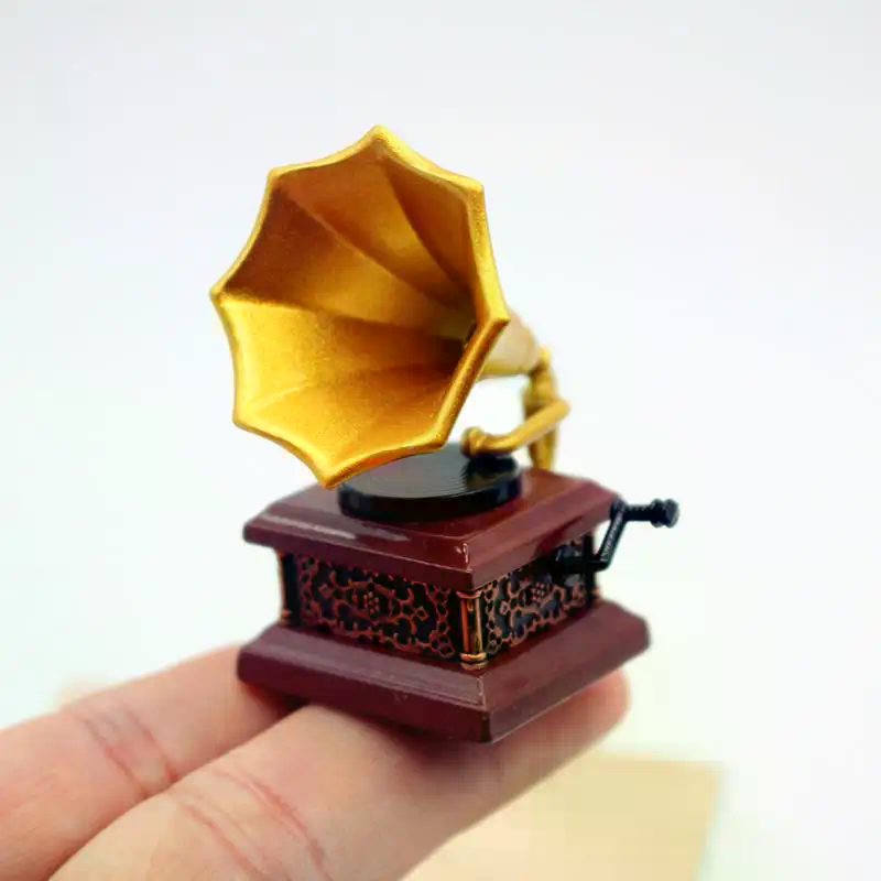 Dollhouse Vintage Phonograph M - Kids Toys Home 评论和价格