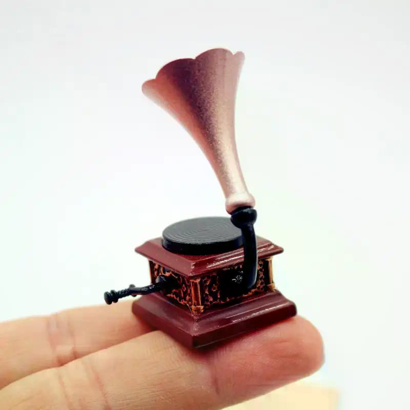 Dollhouse Vintage Phonograph M - Kids Toys Home 评论和价格