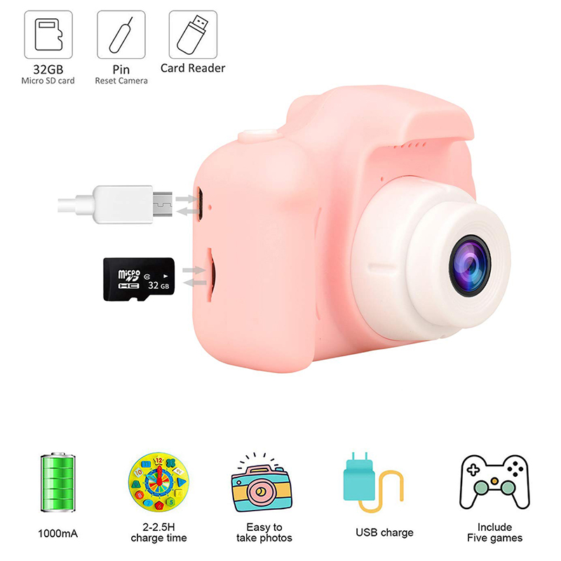 Kids Camera Toys Mini HD Digit - Kids Toys Youtube 评论和价格