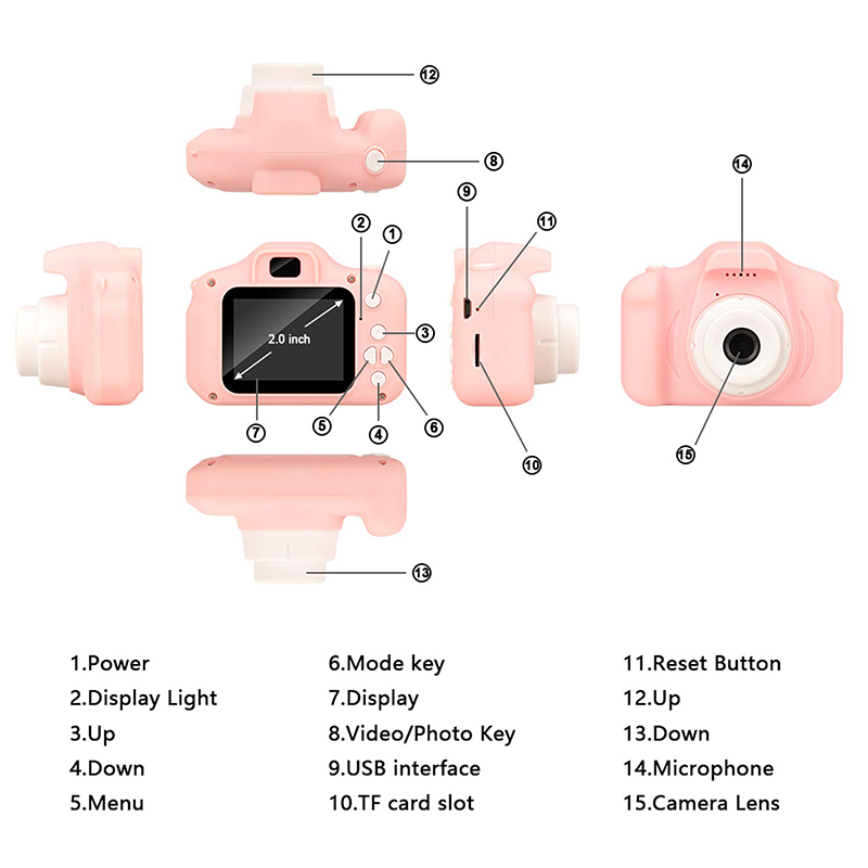Kids Camera Toys Mini HD Digit - Kids Toys Youtube 评论和价格