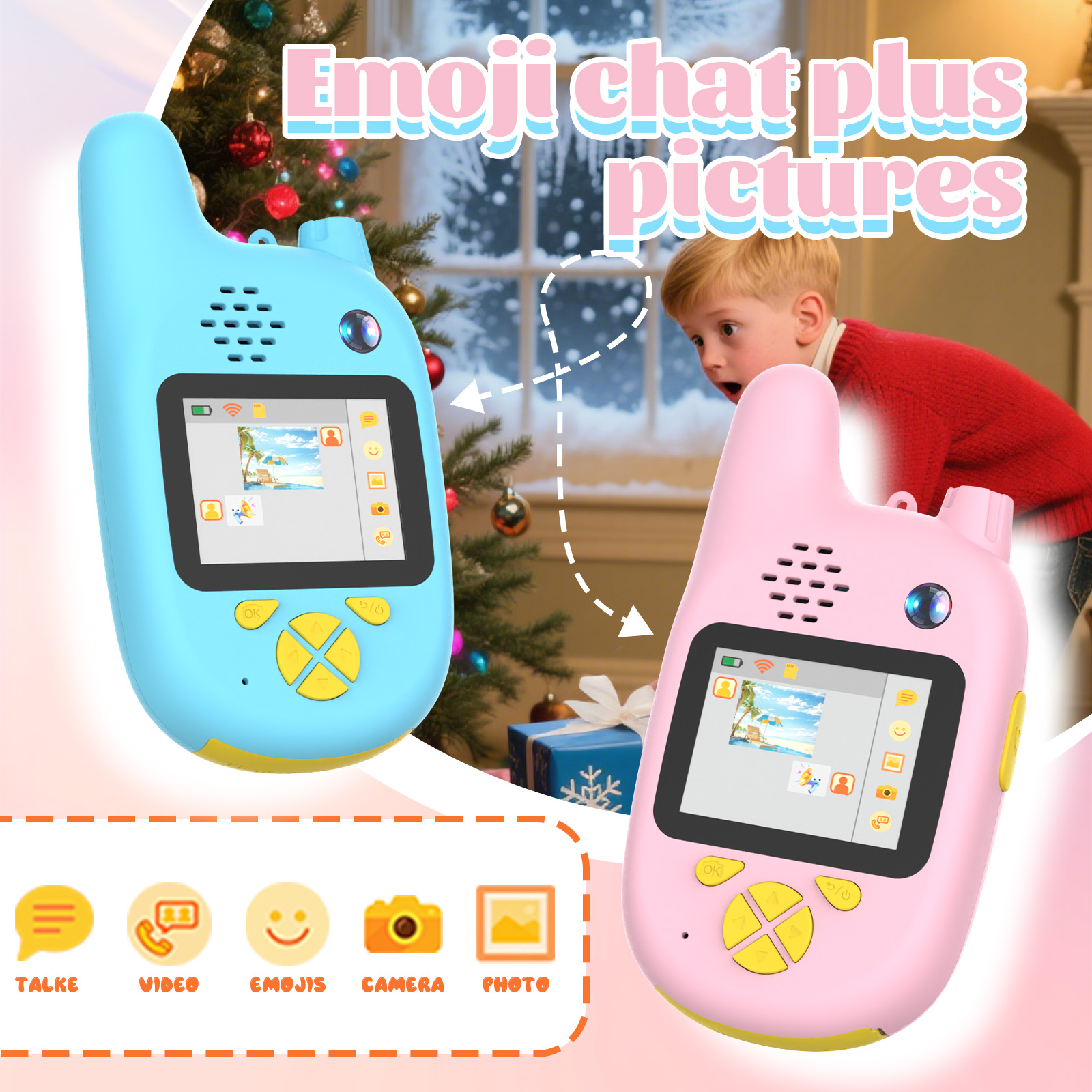 2 Pack Kids Video Walkie Talki - Toys For Kids Video 评论和价格