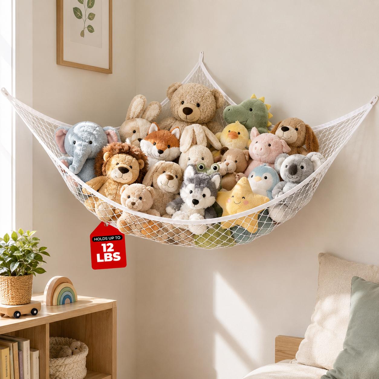 Mesh Toy Storage Hammock Hangi - Kids & Toys Expo Saudi Arabia 评论和价格