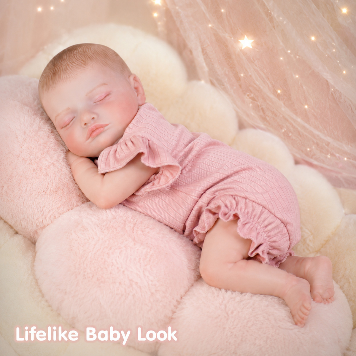 50CM Lifelike Reborn Baby Cute - Kids Toys New Born 评论和价格