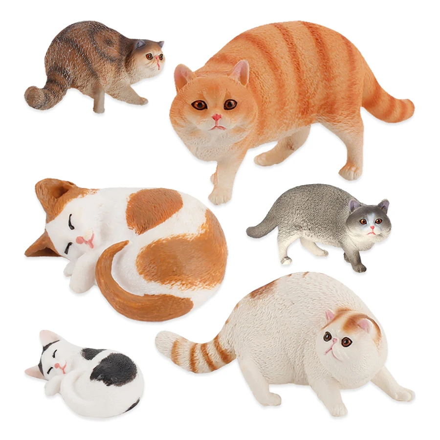 Cat Model Toys Farm Animals Mi - Kids Toys Under 1 Year 评论和价格