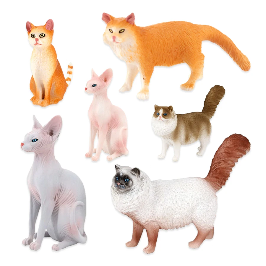 Cat Model Toys Farm Animals Mi - Kids Toys Under 1 Year 评论和价格