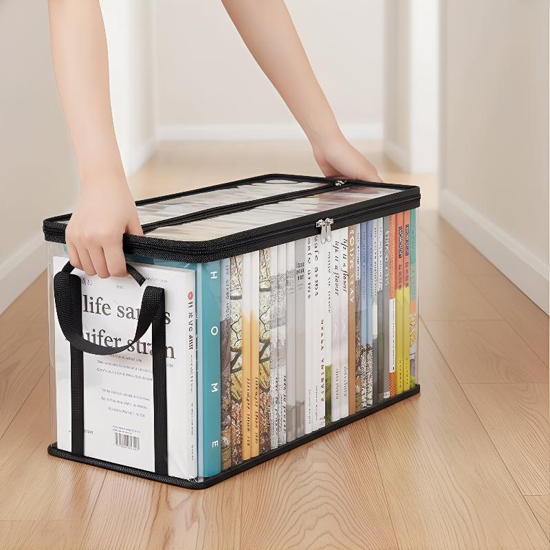 Clear PVC Toy Storage Box Flip - Kids Toys Top View 评论和价格