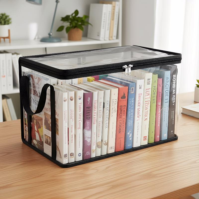 Clear PVC Toy Storage Box Flip - Kids Toys Top View 评论和价格