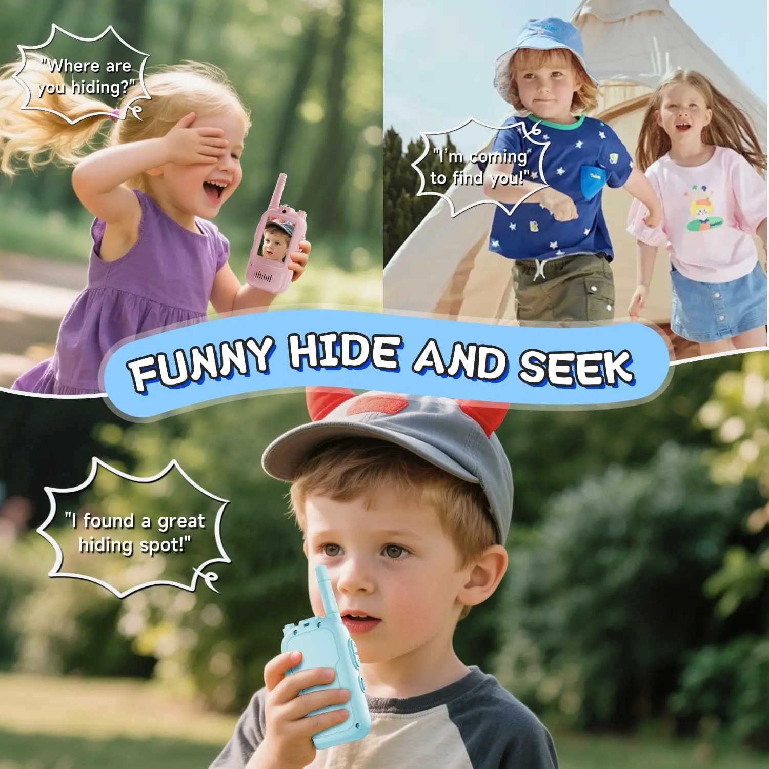 Video Walkie Talkies for Kids  - Toys For Kids Video 评论和价格
