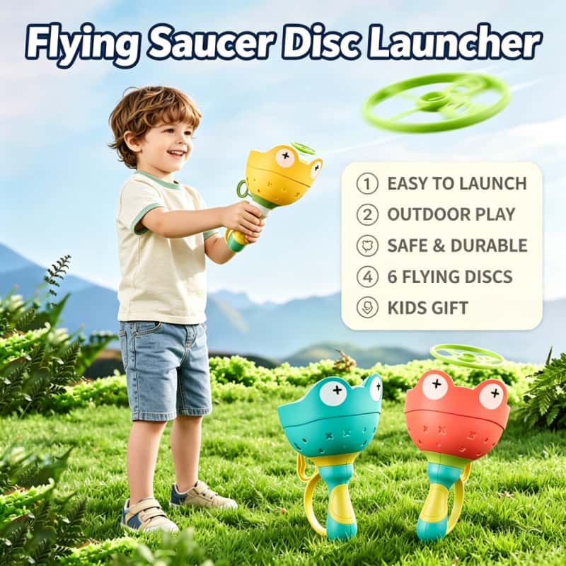 Flying Saucer Disc Launcher Ki - Kids & Toys Expo Saudi Arabia 评论和价格