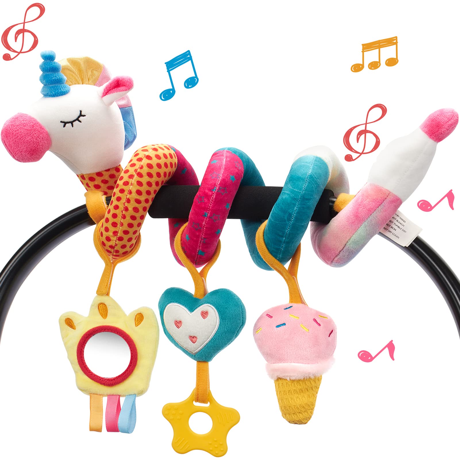 Car Seat Toys for Babies Rattl - Kids Toys New Born 评论和价格