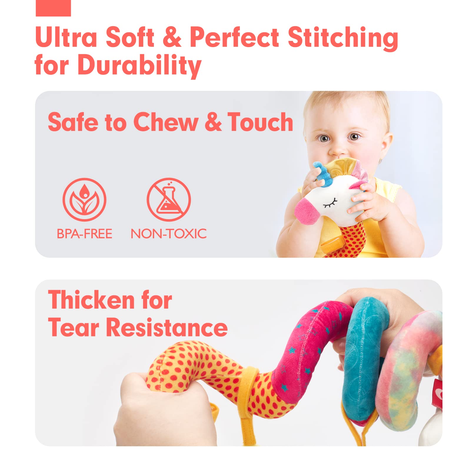 Car Seat Toys for Babies Rattl - Kids Toys New Born 评论和价格