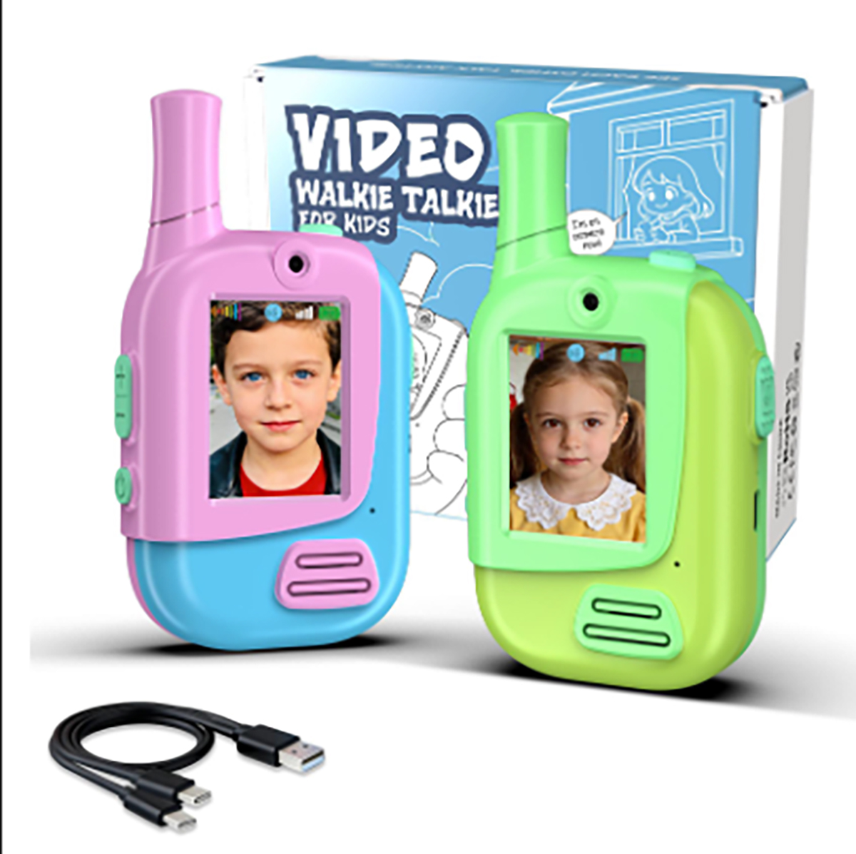2 Pack Rechargeable Kids Video - Toys For Kids Video 评论和价格