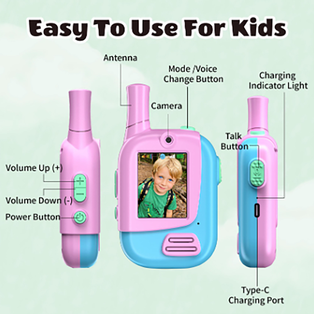 2 Pack Rechargeable Kids Video - Toys For Kids Video 评论和价格