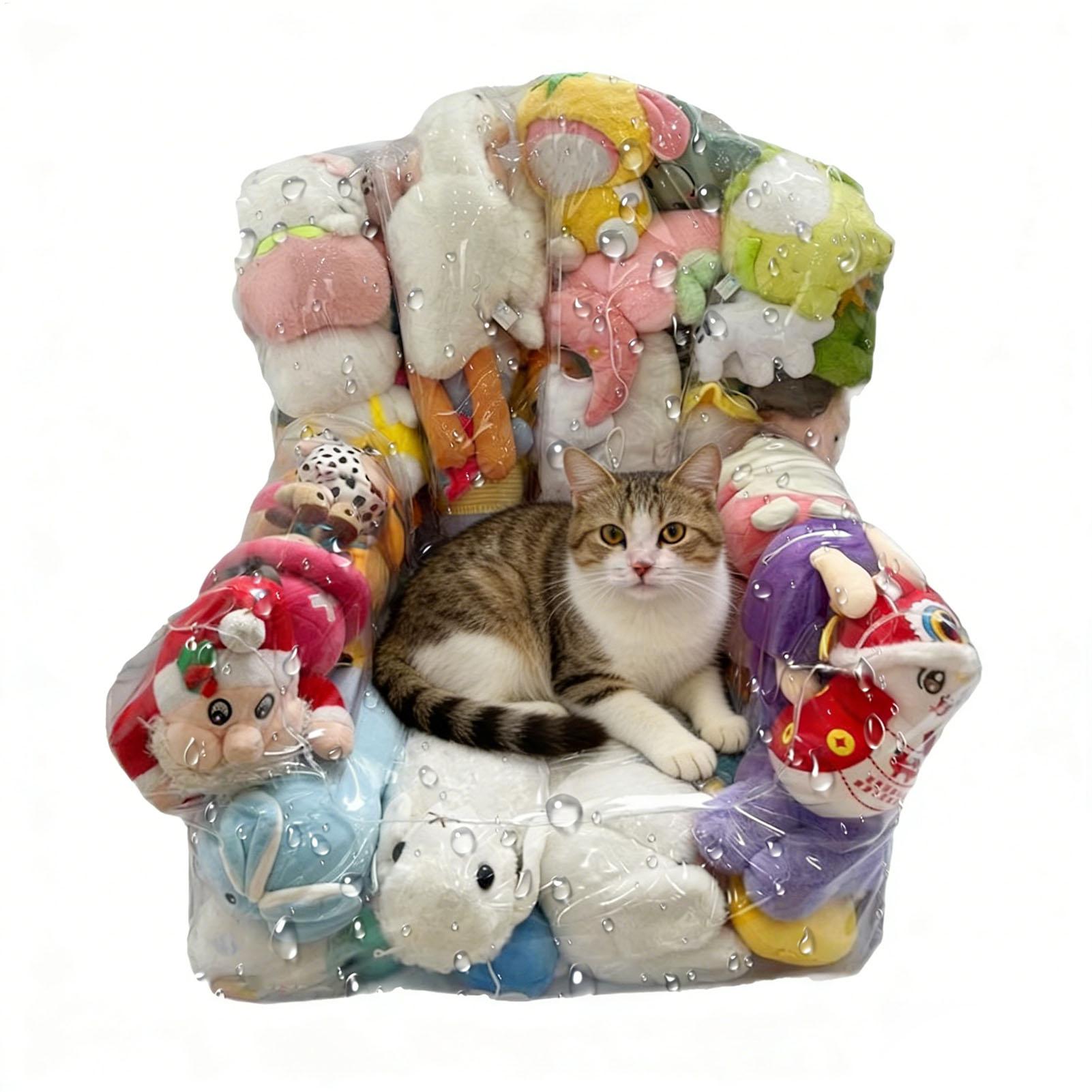 Clear Stuffed Animal Bean Bag  - Kids Toys Home 评论和价格